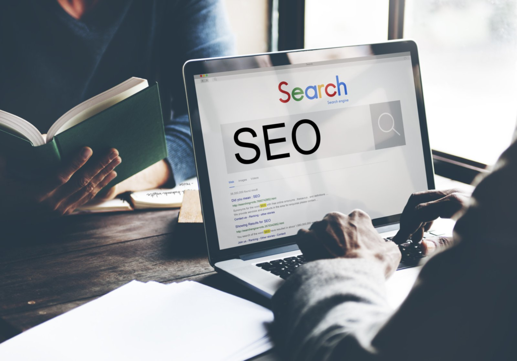 seo search engine optimization business marketing concept